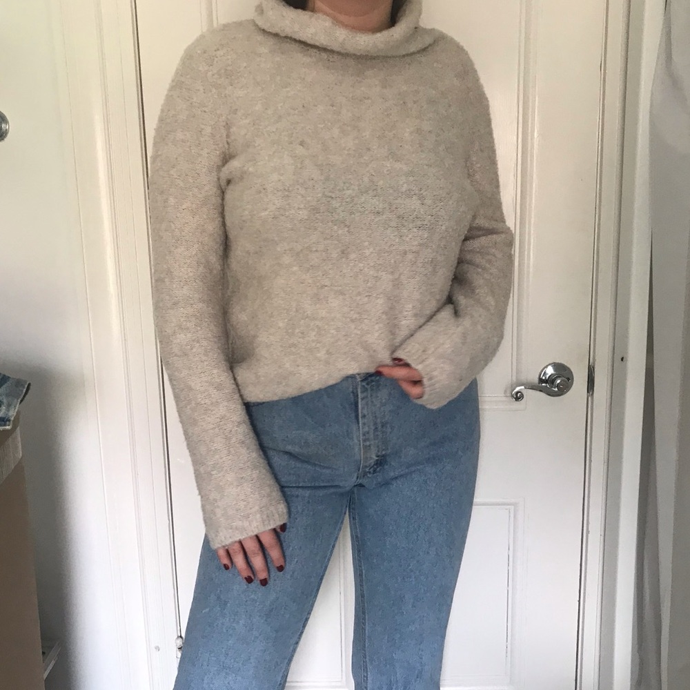 Oversized Turtleneck Sweater